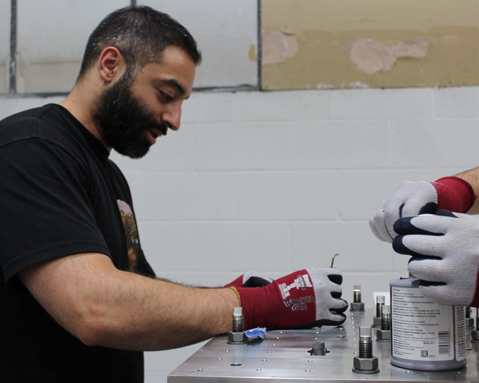 The demonstrator during proof testing.